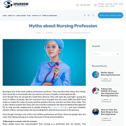 Myths about Nursing Profession