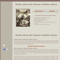 Myths about the Roman Goddess Diana