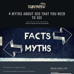 4 Myths About SEO That You Need to See