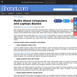 Myths About Computers and Laptops Busted