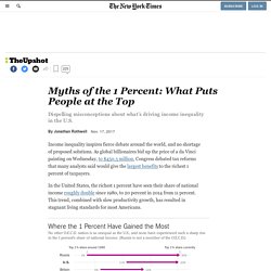 Myths of the 1 Percent: What Puts People at the Top