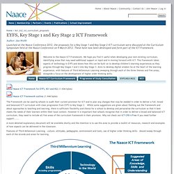 EYFS, Key Stage 1 and Key Stage 2 ICT Framework