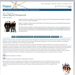 Naace KS3 ICT Framework