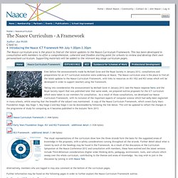 The Naace Curriculum - An ICT Framework