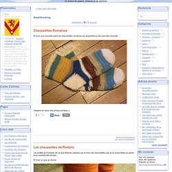 Naallbinding - Chaussettes Romaines - Les chaussettes de… - Les Chaussettes de…