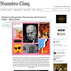 Nabokov’s Exoneration: The Genesis and Genius of Lolita — Bruce Stone » Numéro Cinq