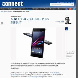 Sony Xperia Z3X: Erste Infos zum Z-Ultra-Nachfolger-Phablet