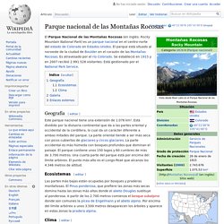 Parque nacional de las Montañas Rocosas