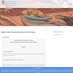 0404 XXII Premio Nacional de Pintura Real Academia de Bellas Artes de San Carlos de Valencia