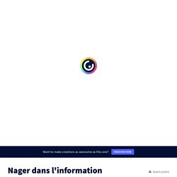 Nager dans l'information by ox on Genial.ly
