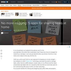 No more nagging: 5 apps for sharing tasks at home — Tech News and Analysis