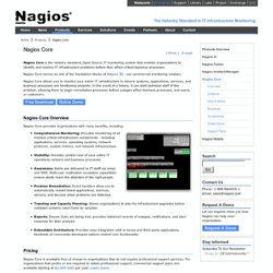 Nagios Core is the industry standard, Open Source IT monitoring system ...