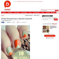 10 Nail Tutorials Even a Newbie Could Do