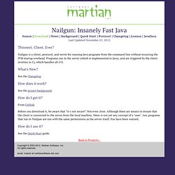 Martian Software - NailGun: Insanely Fast Java