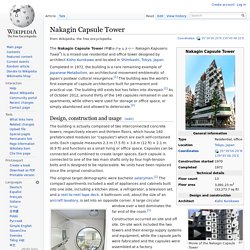 Nakagin Capsule Tower