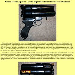 Nambu World: Japanese Type 90 Triple Barrel Flare Gun