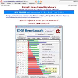  DNS Nameserver Performance Benchmark  