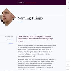 Naming Things