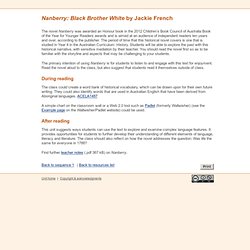 S1 Nanberry: Black Brother White by Jackie French