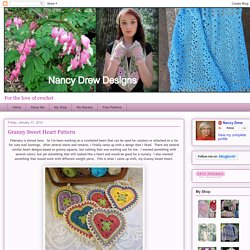 Nancy Drew Designs: Granny Sweet Heart Pattern