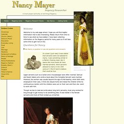 Nancy Regency Researcher