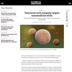 Canadian tech company targets nanomedicine niche