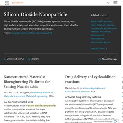 Silicon Dioxide Nanoparticle - an overview