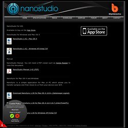 NanoStudio - music recording studio for iOS, OS X and Windows