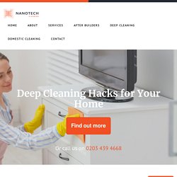NANOTECH » Deep Cleaning Hacks for Your Home