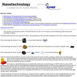 Nanotechnology - Dr Ralph Merk