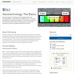 Nanotechnology: The Basics