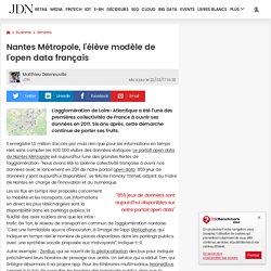 Nantes Métropole, l'élève modèle de l'open data français
