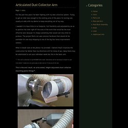 DIY Lathe Dust Collection Arm