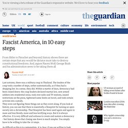 Fascist America, in 10 easy steps