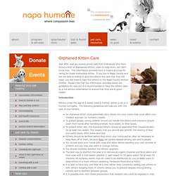 Napa Humane: Resources