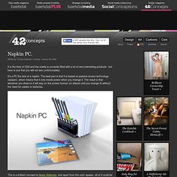 Napkin PC (by @baekdal) #design