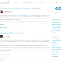 Back of the Napkyn: A Web Analytics Blog