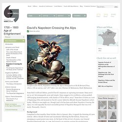 David's Napoleon Crossing the Alps