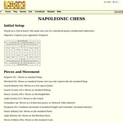 NAPOLEONIC CHESS
