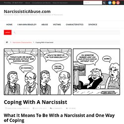 Coping With A Narcissist