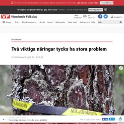Två viktiga näringar tycks ha stora problem - Värmlands Folkblad