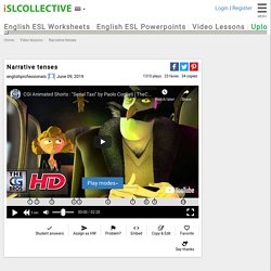 Narrative tenses - English ESL video lesson