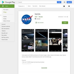 NASA – Applications Android sur Google Play