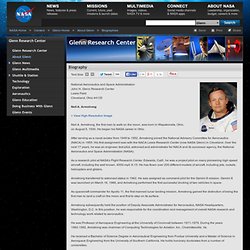 NASA Biography of Neil Armstrong