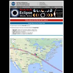 Total Solar Eclipse of 2017 Aug 21
