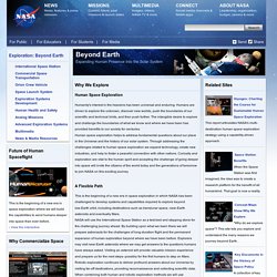 NASA – Why We Explore