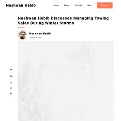Nashwan Habib Discusses Managing Towing Sales During Winter Storms
