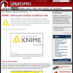 KNIME: nástroj pro analýzu rozsáhlých dat