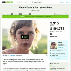 Nataly Dawn's first solo album by Nataly Dawn