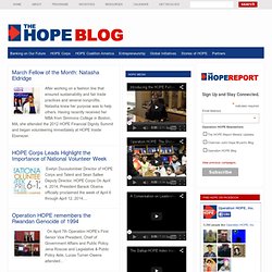 Operation HOPE Blog